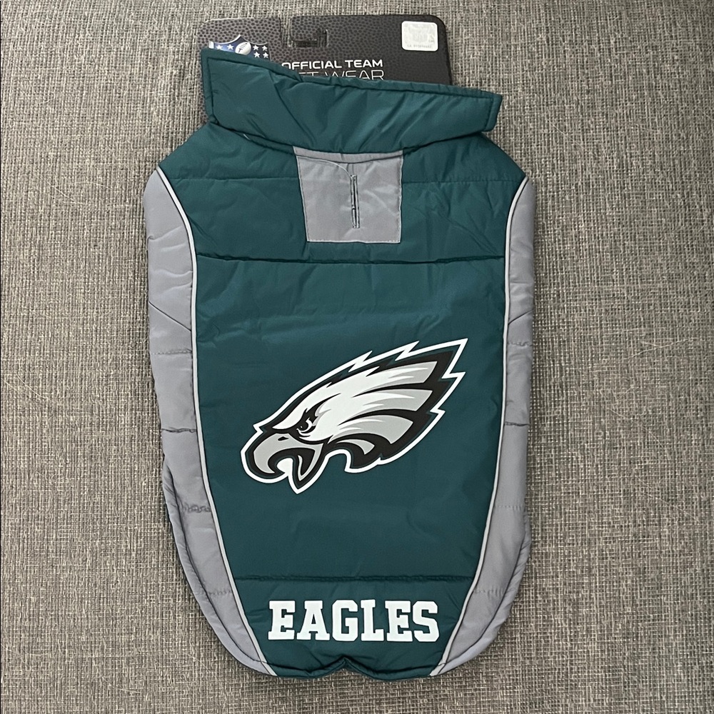 Pets First Philadelphia Eagles Puffer Pet Vest